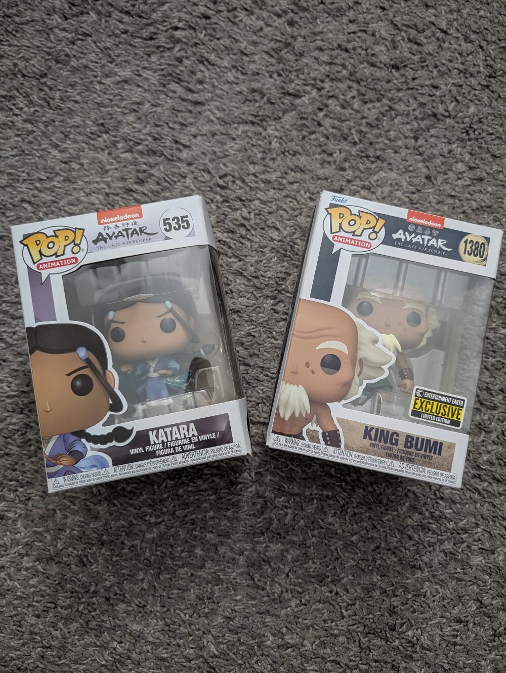 Katara And King Bumi Funko Pop